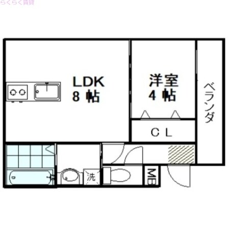 ウィンドヒル御殿山Ⅱの物件間取画像